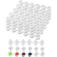 AIEX 150 Macetas Tiras Para Macetas Vacías Mini Contenedores De Almacenamiento Transparentes Pintura Artesanía…